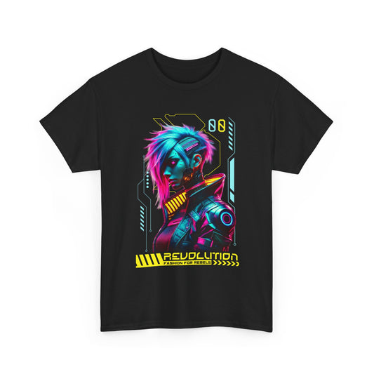 Cyberpunk Rebel Fashion - Unisex Heavy Cotton Tee