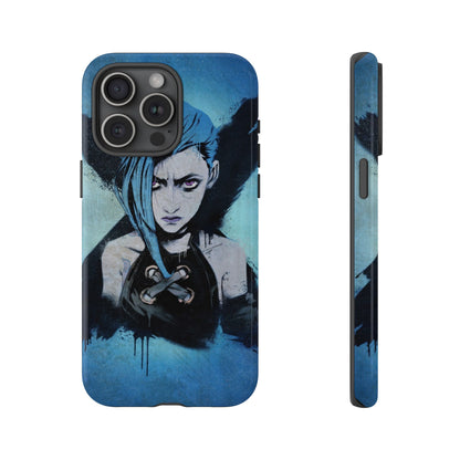 Paint it Blue! - Jinx Safety Design Phone Case from Arcane