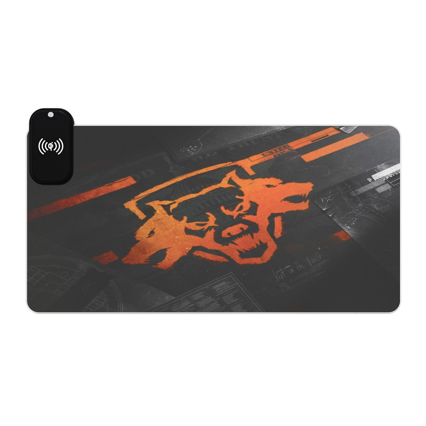 Call of Duty Blsck OPS 6 Cerberus - LED Gaming Mouse Pad, Wireless Charging