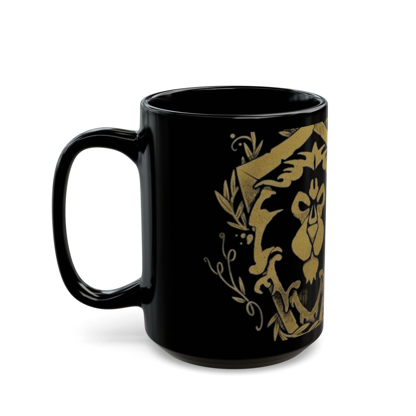 Draenei Crest Alliance WoW - Black Mug (15oz)