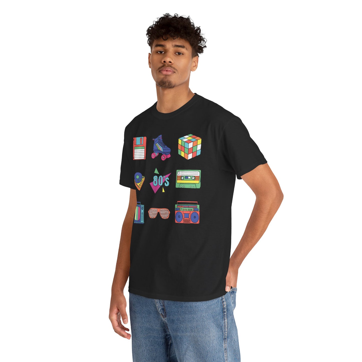 Retro Games Collection 80's fun  - Unisex Heavy Cotton Tee