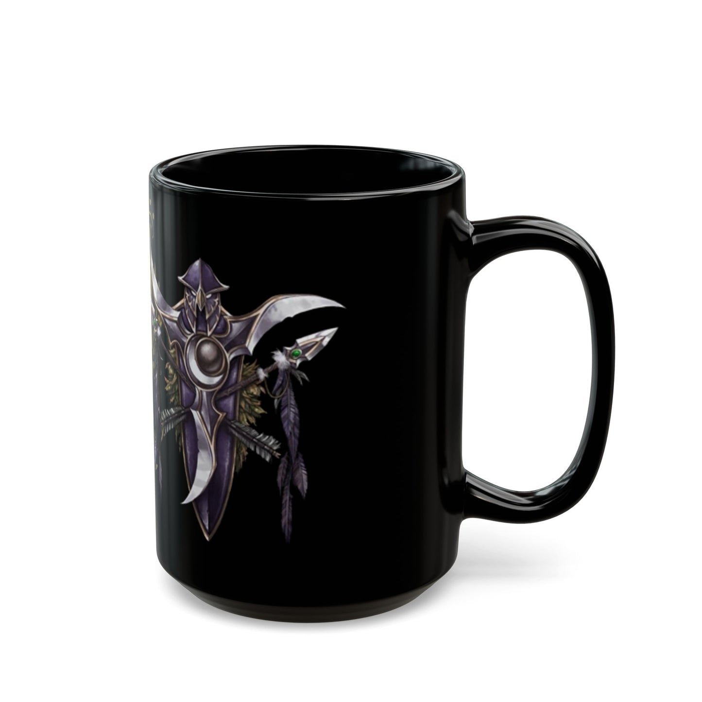 NightElf Crest Alliance WoW - Black Mug (15oz)