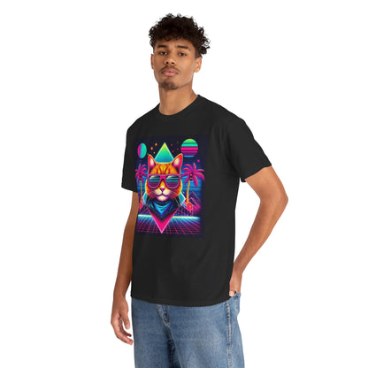 Neo Cat shirt collection - Unisex Heavy Cotton Tee