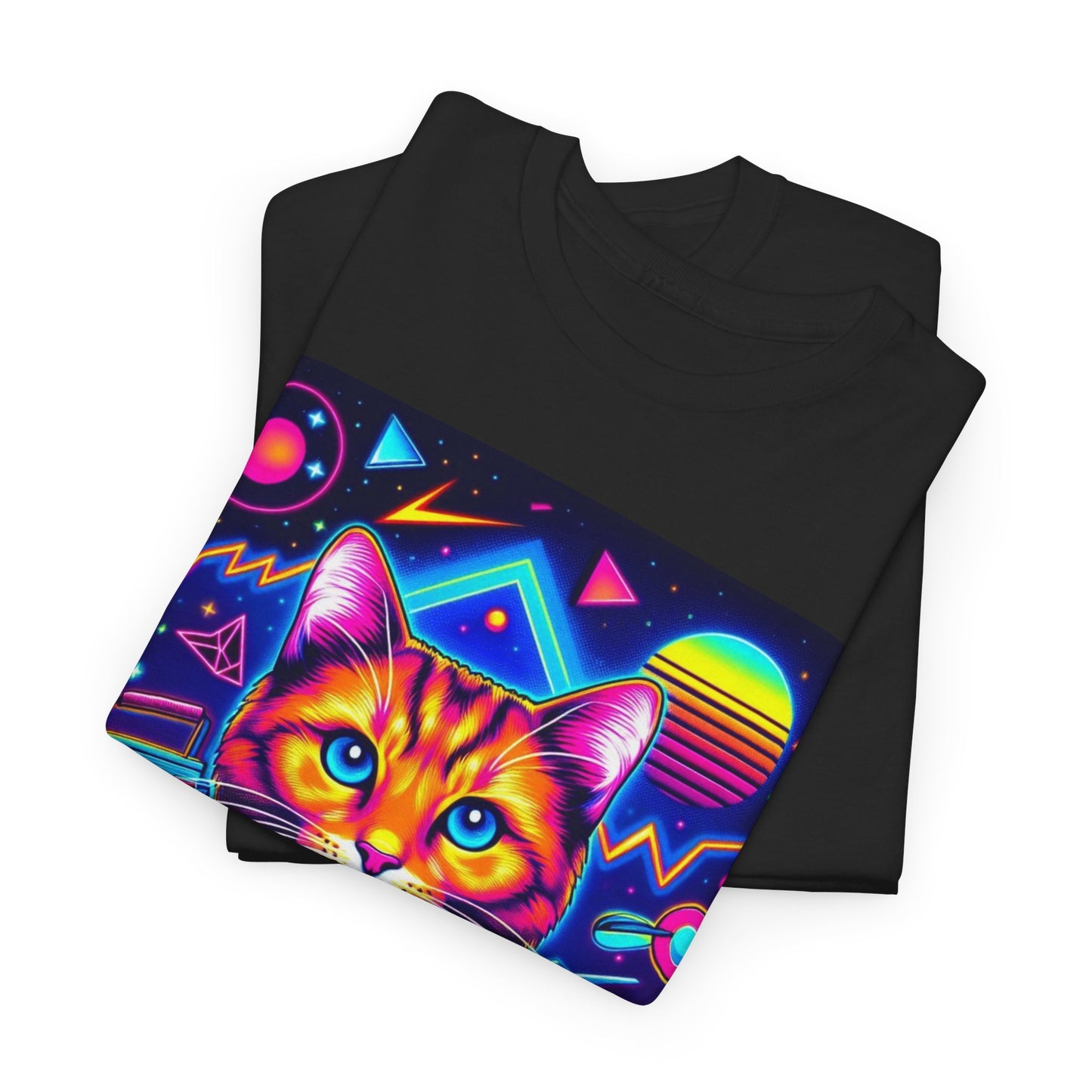 Neo Cat shirt collection - Unisex Heavy Cotton Tee