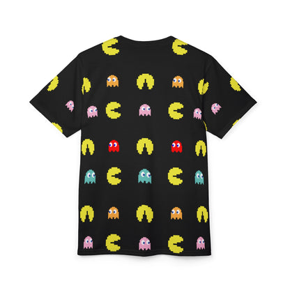 Retro Games Collection PacMan full print,  Unisex Cut & Sew Tee