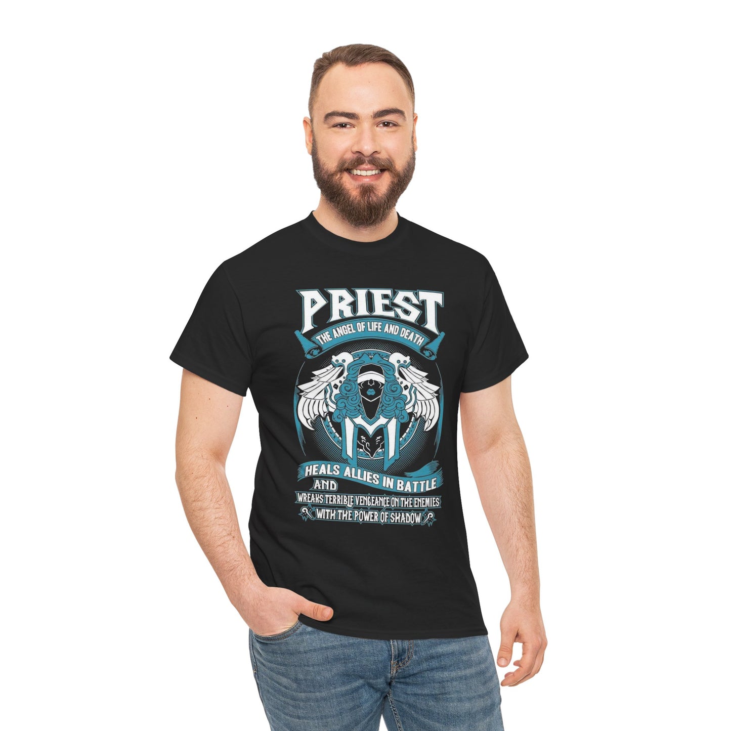 Priest Class from World of Warcraft - Unisex Heavy Cotton Tee