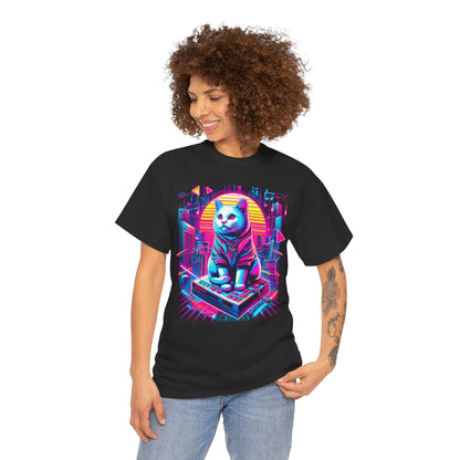 Neo Cat shirt collection - Unisex Heavy Cotton Tee