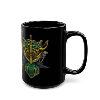 Kul Tiran Crest Alliance WoW - Black Mug ( 15oz)