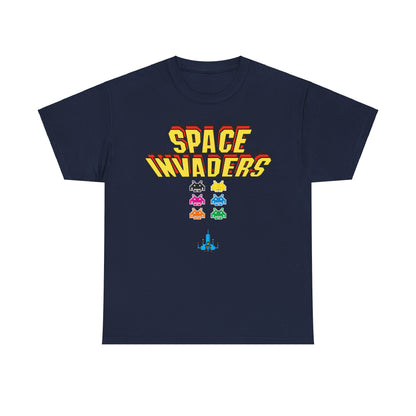 Retro Games Collection Space Invaders  - Unisex Heavy Cotton Tee