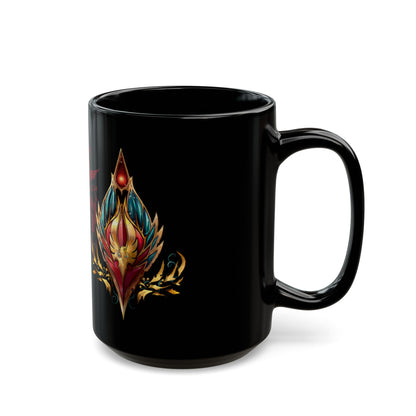 Blood elf Crest Horde WoW - Black Mug (15oz)