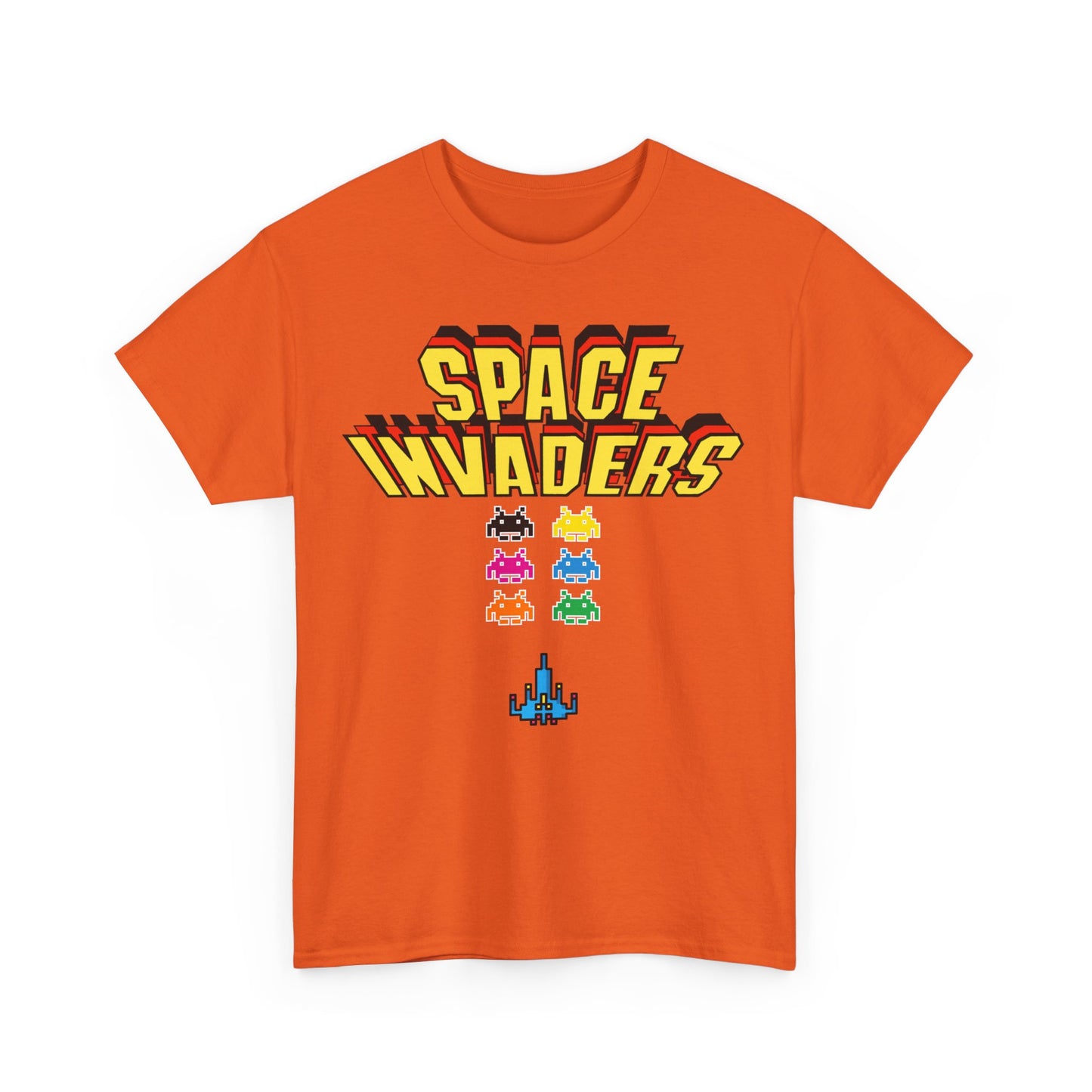 Retro Games Collection Space Invaders  - Unisex Heavy Cotton Tee