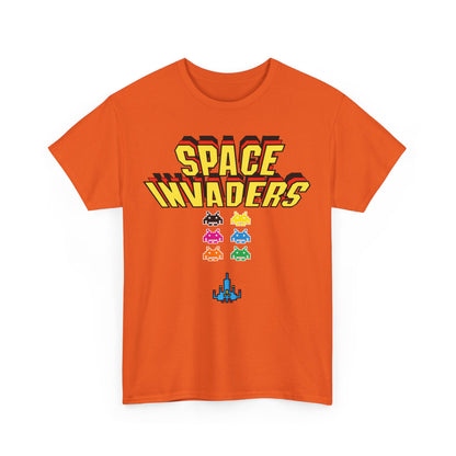 Retro Games Collection Space Invaders  - Unisex Heavy Cotton Tee