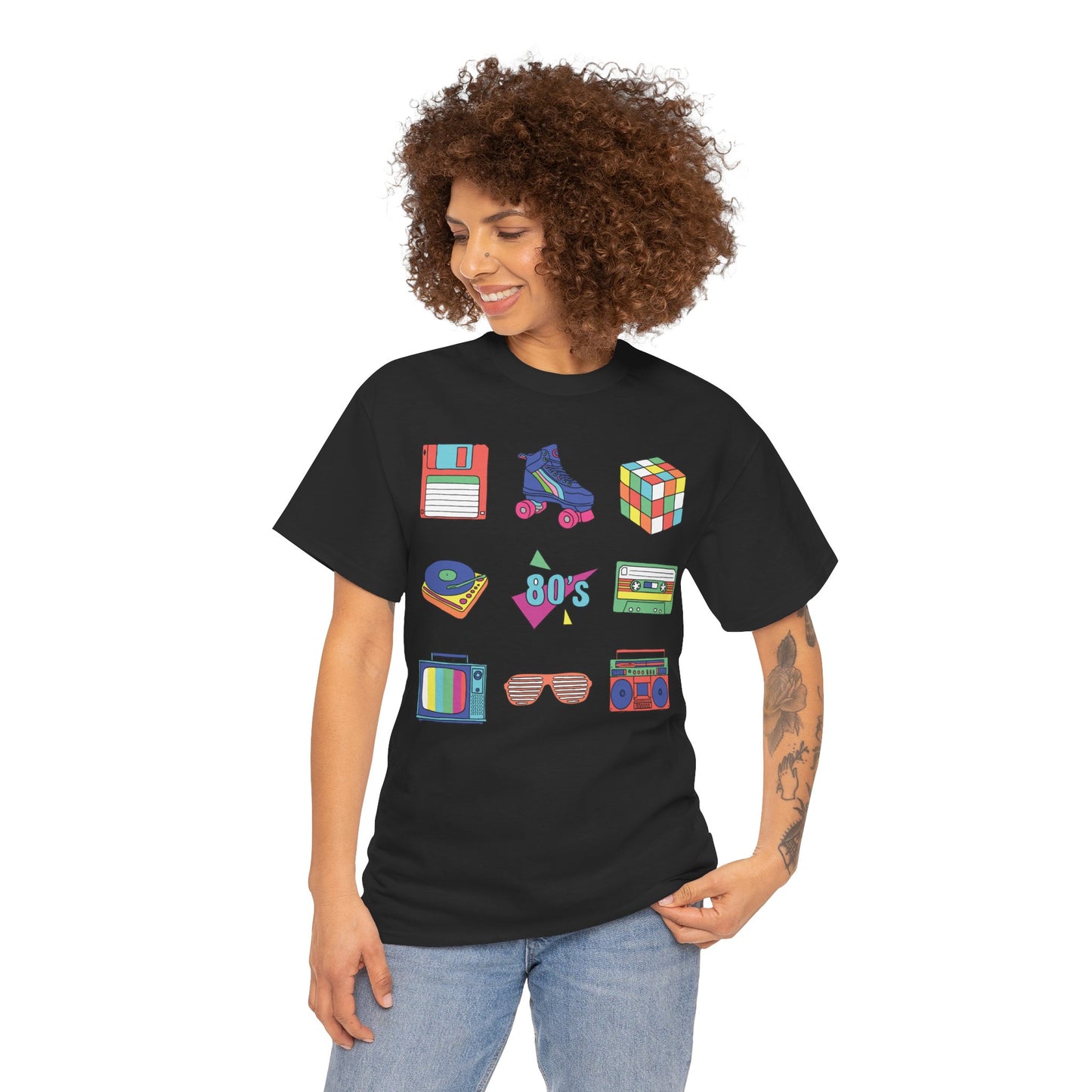 Retro Games Collection 80's fun  - Unisex Heavy Cotton Tee