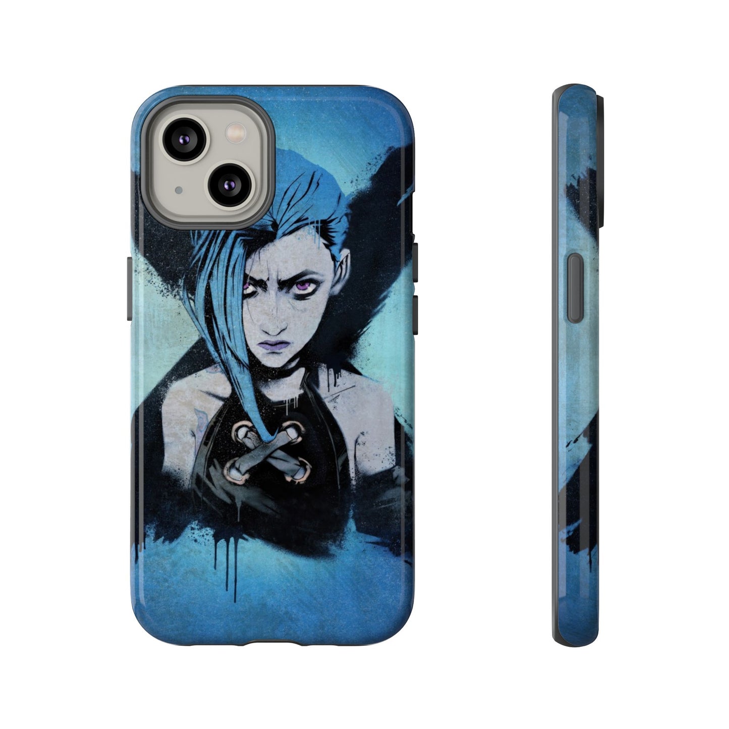 Paint it Blue! - Jinx Safety Design Phone Case from Arcane