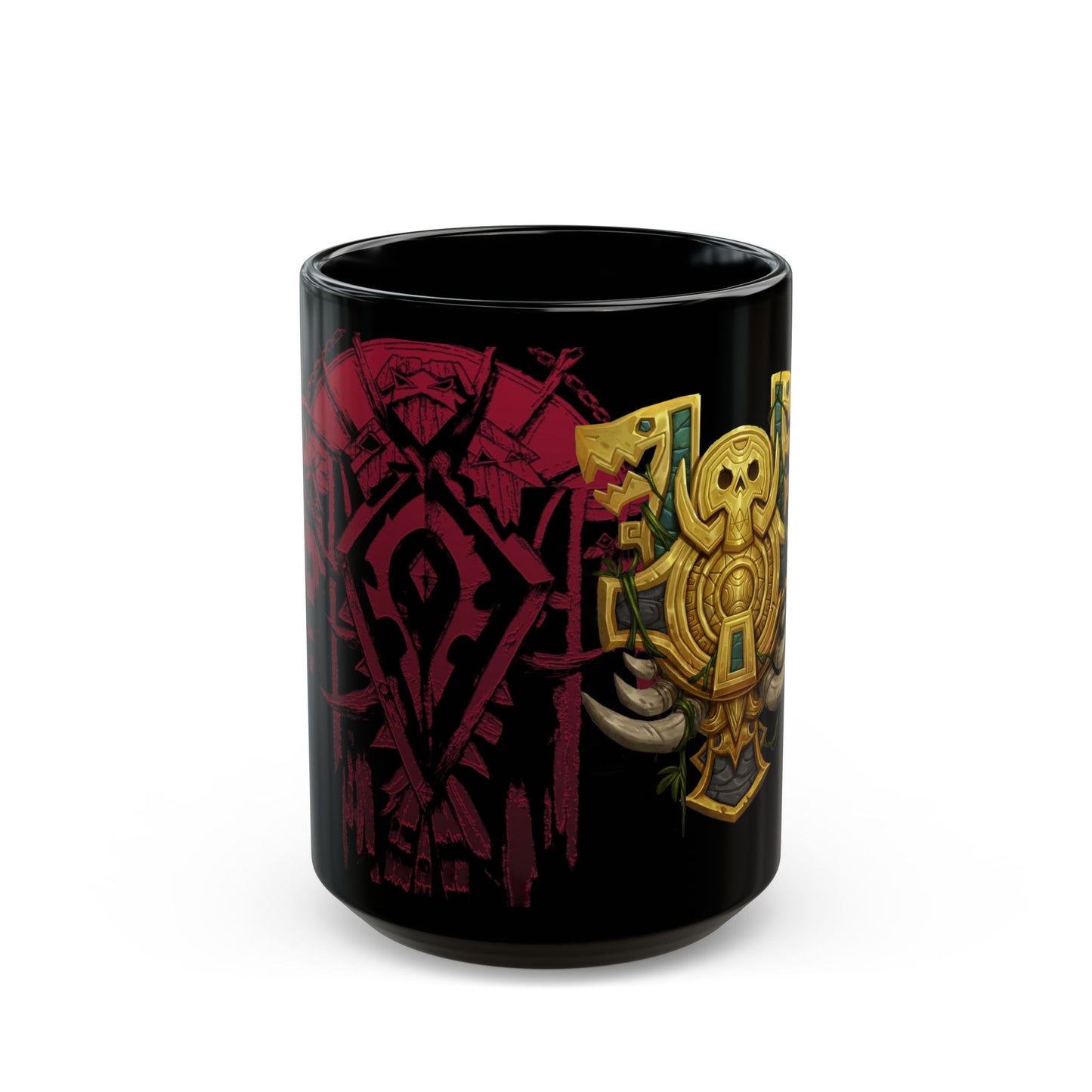 Zandalari Crest Horde WoW - Black Mug (15oz)