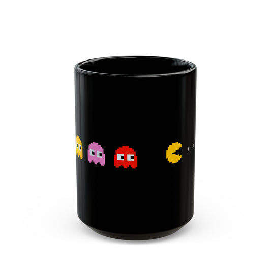 Retro Games Collection PakMan - Black Mug (11oz, 15oz)