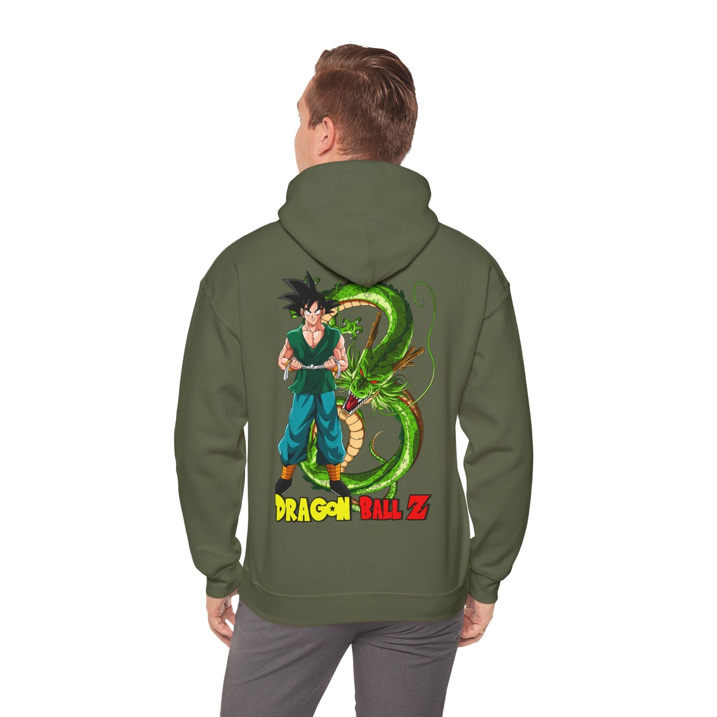 Goku & Shenron Hoodie -  Heavy Blend™ Hooded Sweatshirt