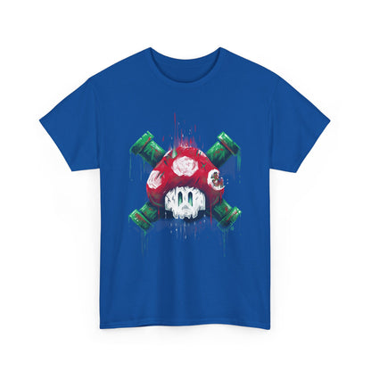 Retro Games Collection Deadly Mushroom  - Unisex Heavy Cotton Tee