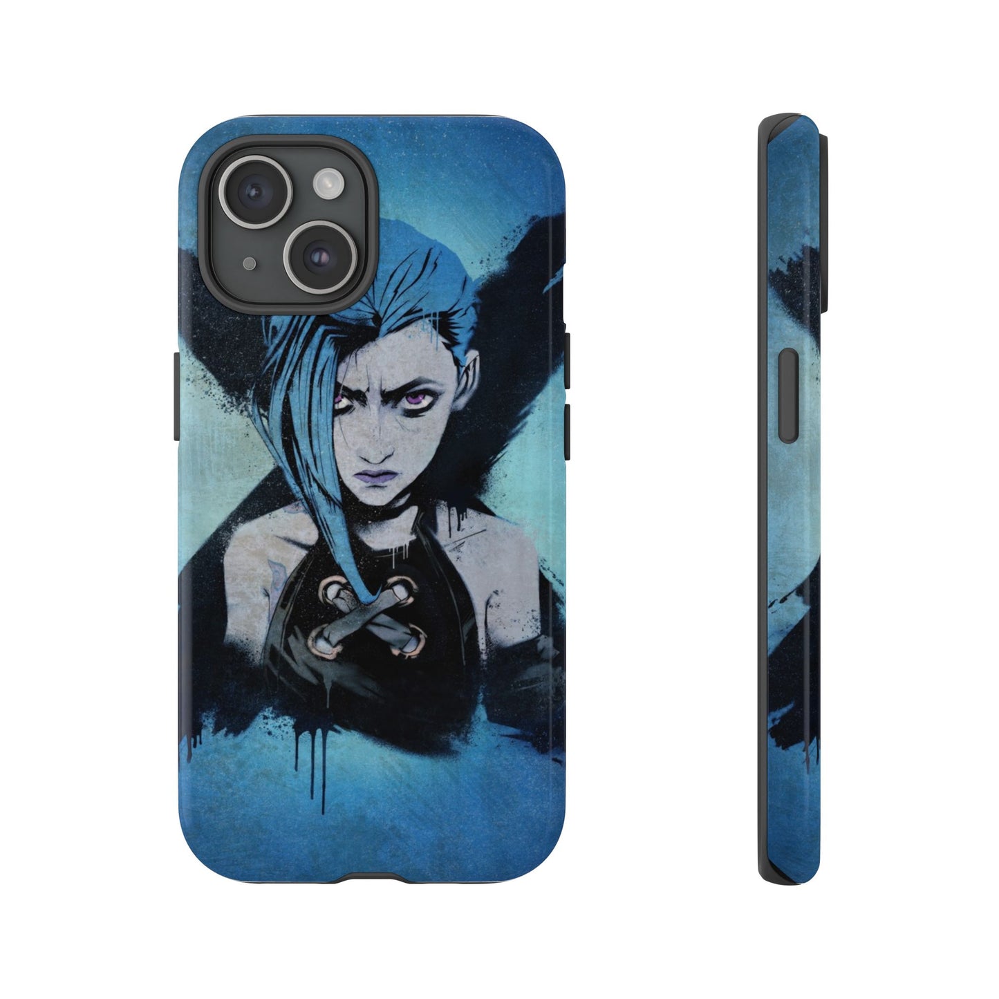 Paint it Blue! - Jinx Safety Design Phone Case from Arcane