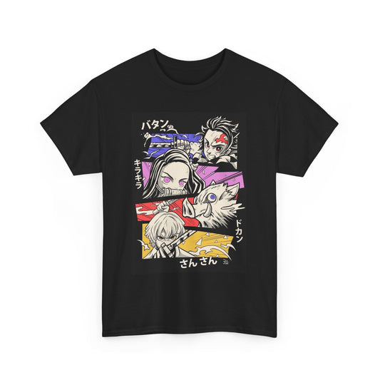 Damon Slayer Team / Kimetsu no Yaiba - Unisex Heavy Cotton Tee