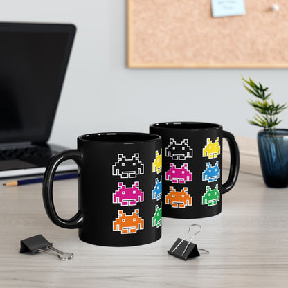 Retro Games Collection Space Invaders - Black Mug (11oz, 15oz)