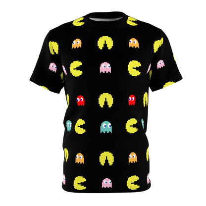 Retro Games Collection PacMan full print,  Unisex Cut & Sew Tee