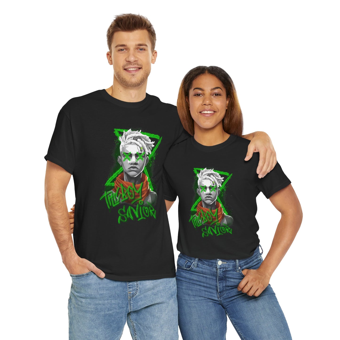 The boy savior Ekko from Arcane - Unisex Heavy Cotton Tee