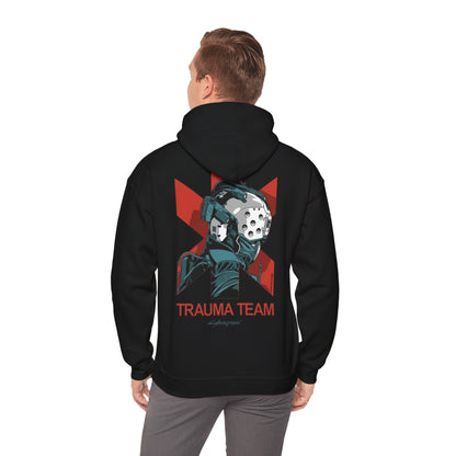 Cyberpunk 2077 Trauma Team Hoodie -  Heavy Blend™ Hooded Sweatshirt