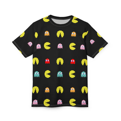 Retro Games Collection PacMan full print,  Unisex Cut & Sew Tee