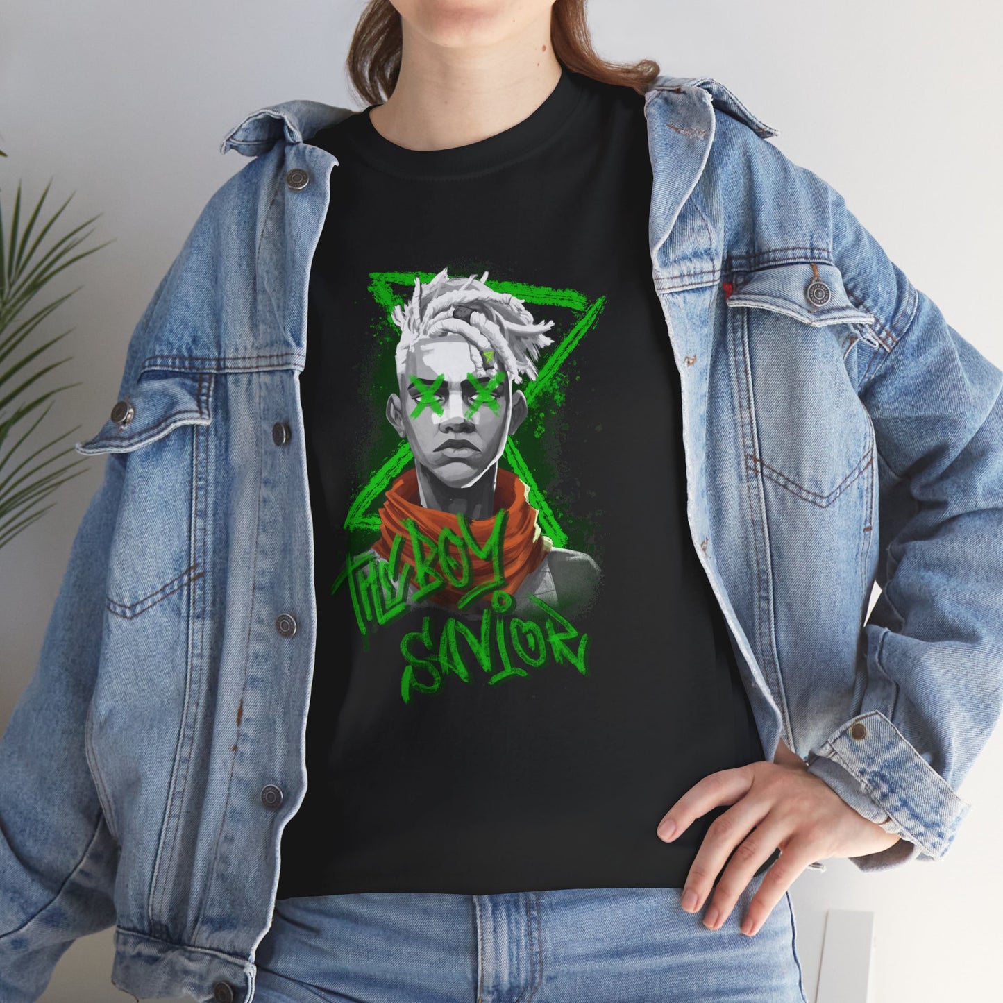 The boy savior Ekko from Arcane - Unisex Heavy Cotton Tee