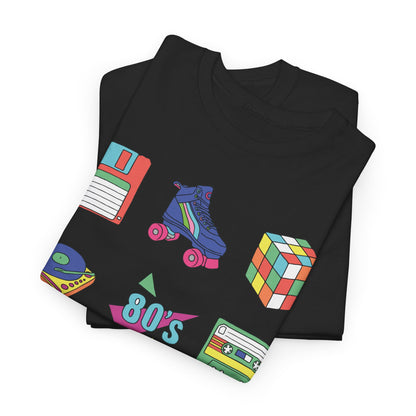 Retro Games Collection 80's fun  - Unisex Heavy Cotton Tee