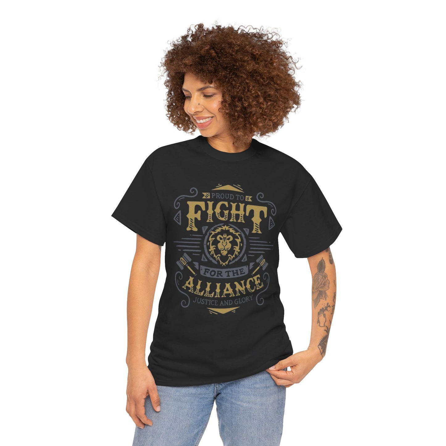 Fight for the Alliance! - Unisex Heavy Cotton Tee