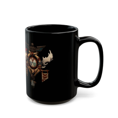 Highmountain Tauren Crest Horde WoW - Black Mug (15oz)