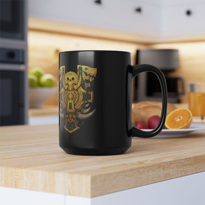 Zandalari Crest Horde WoW - Black Mug (15oz)