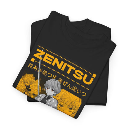 Zenitsu from Damon Slayer / Kimetsu no Yaiba - Unisex Heavy Cotton Tee