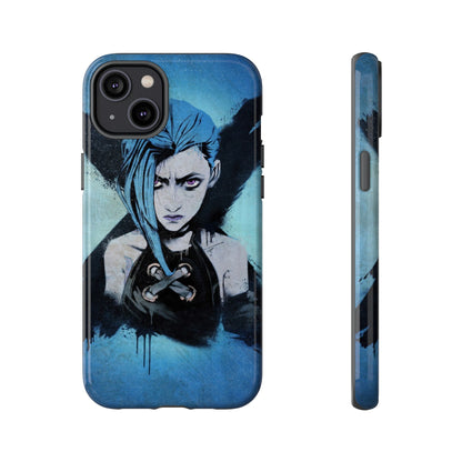 Paint it Blue! - Jinx Safety Design Phone Case from Arcane