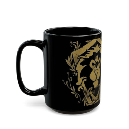 NightElf Crest Alliance WoW - Black Mug (15oz)