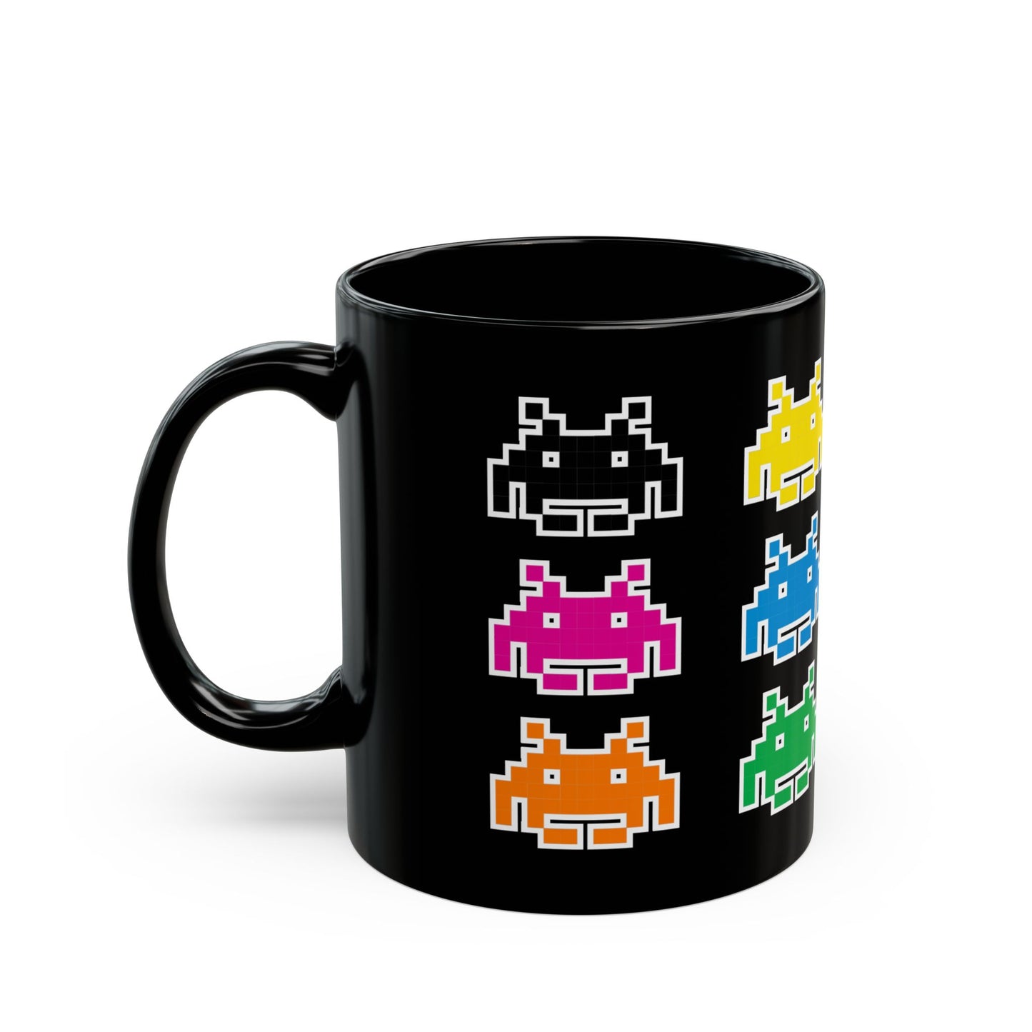 Retro Games Collection Space Invaders - Black Mug (11oz, 15oz)