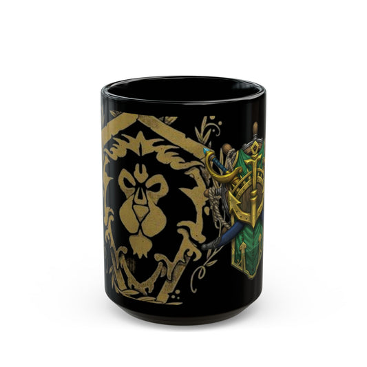 Kul Tiran Crest Alliance WoW - Black Mug ( 15oz)