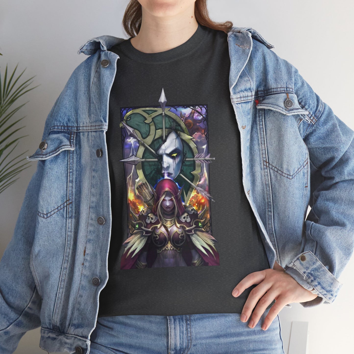 Forsaken Sylvanas from WoW - Unisex Heavy Cotton Tee