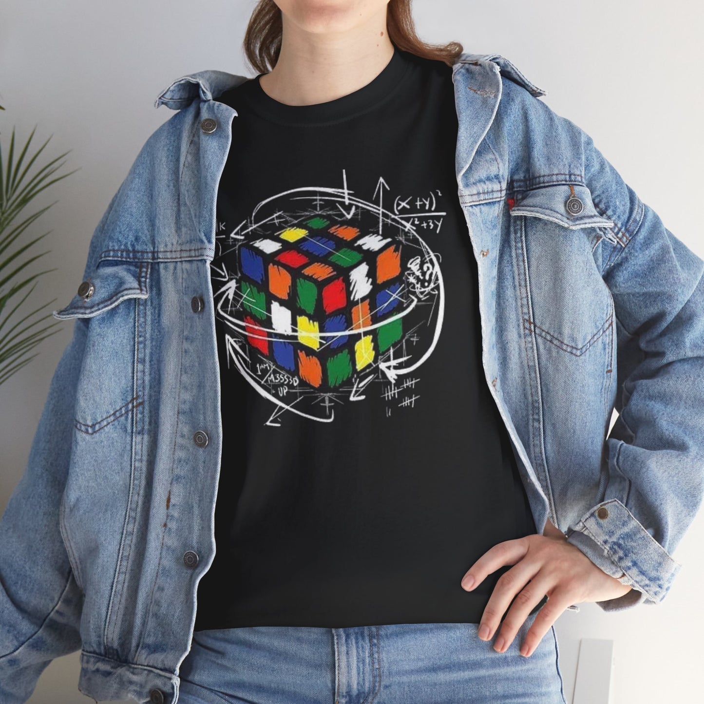 Retro Games Collection Rubik code - Unisex Heavy Cotton Tee