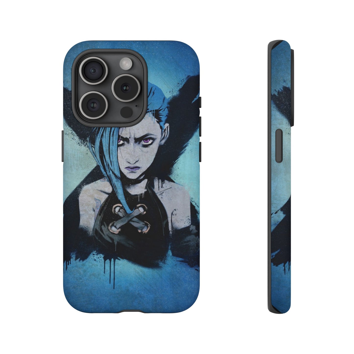 Paint it Blue! - Jinx Safety Design Phone Case from Arcane