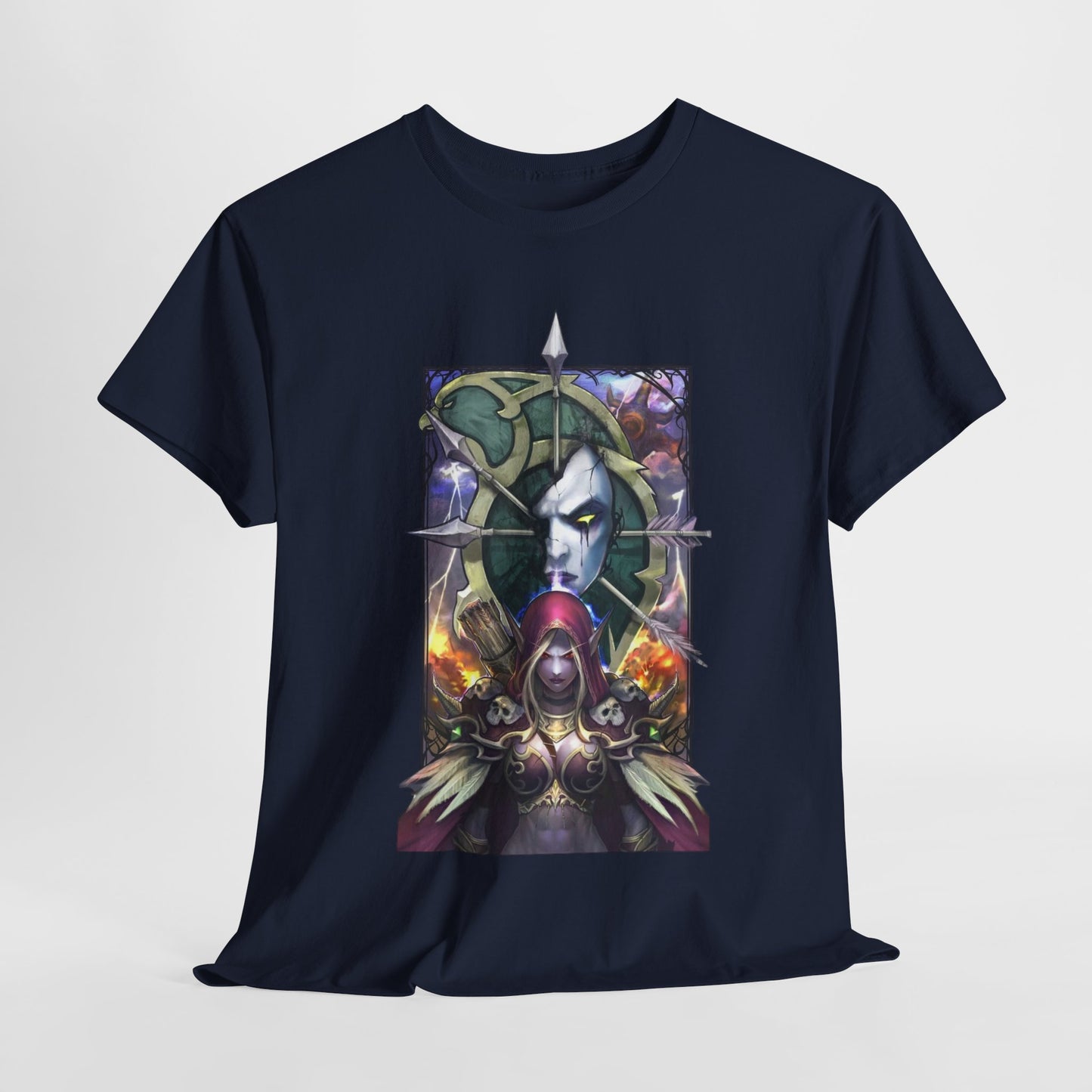 Forsaken Sylvanas from WoW - Unisex Heavy Cotton Tee