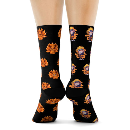 Naruto x Kurama Crew Socks