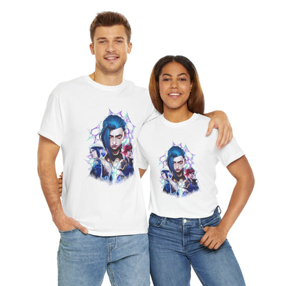 Arcane Enforcers vs. Jinx - Unisex Heavy Cotton Tee