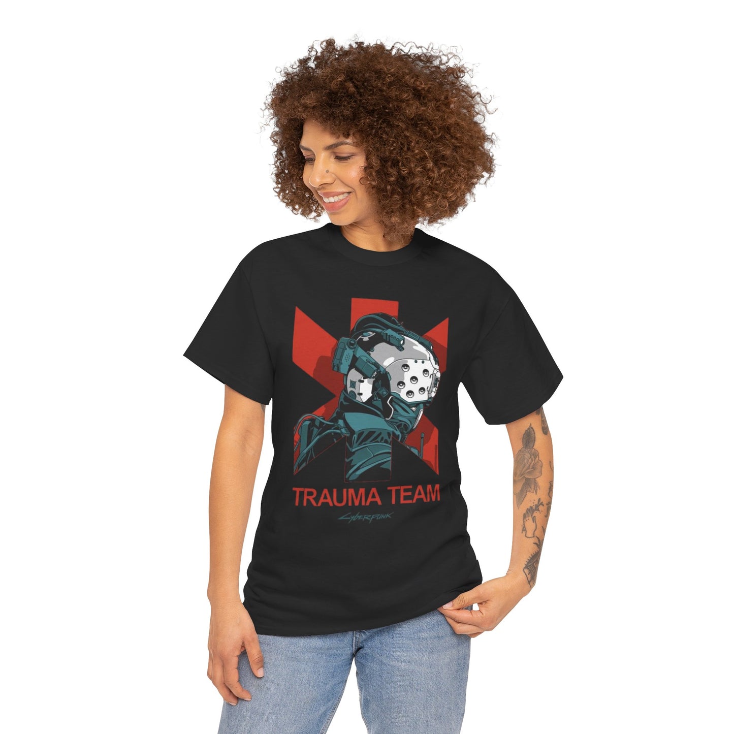 Cyberpunk Trauma team  - Unisex Heavy Cotton Tee