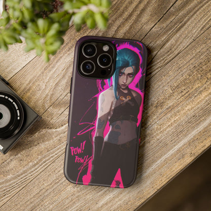 Pow Pow! - Jinx Safety Design Phone Case from Arcane