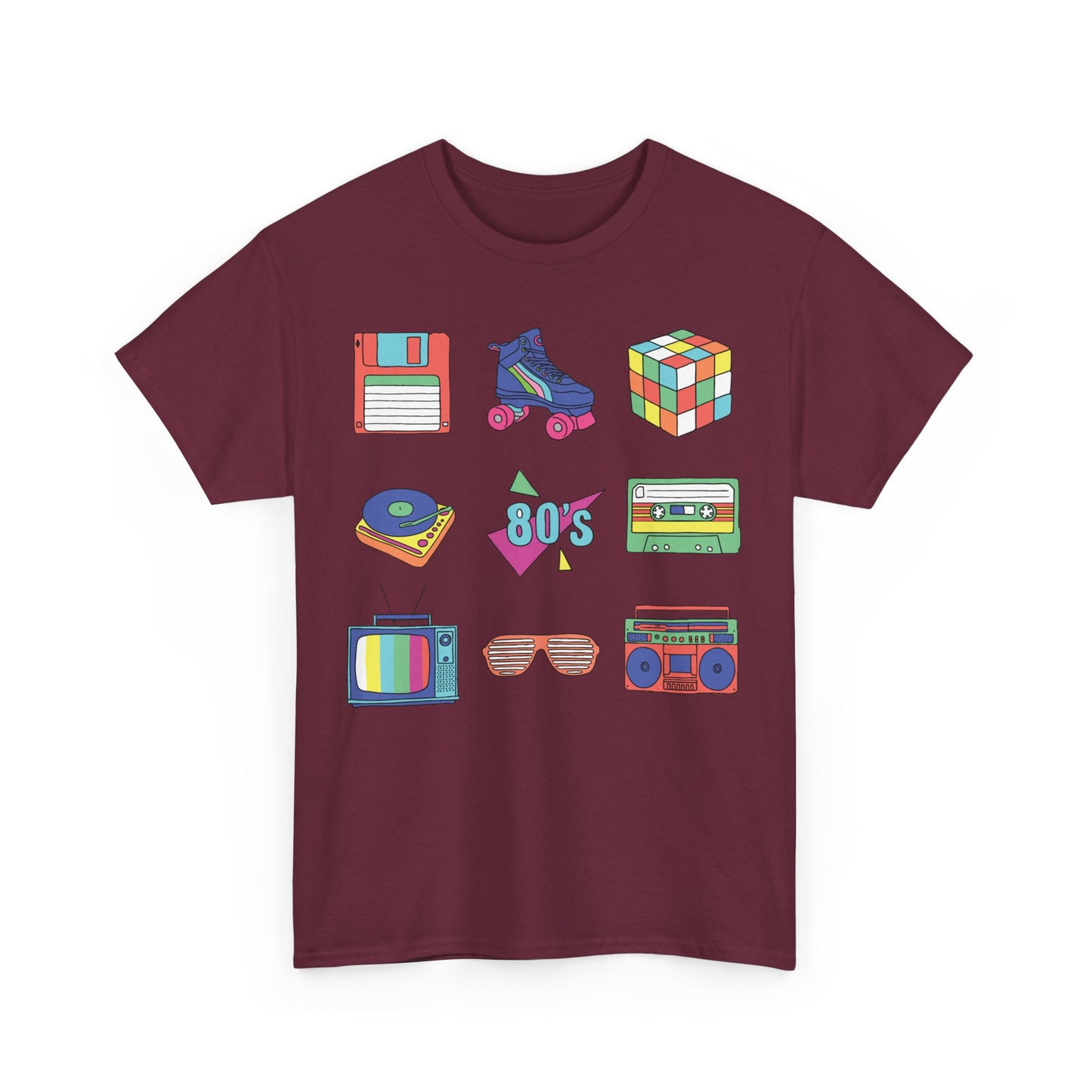 Retro Games Collection 80's fun  - Unisex Heavy Cotton Tee