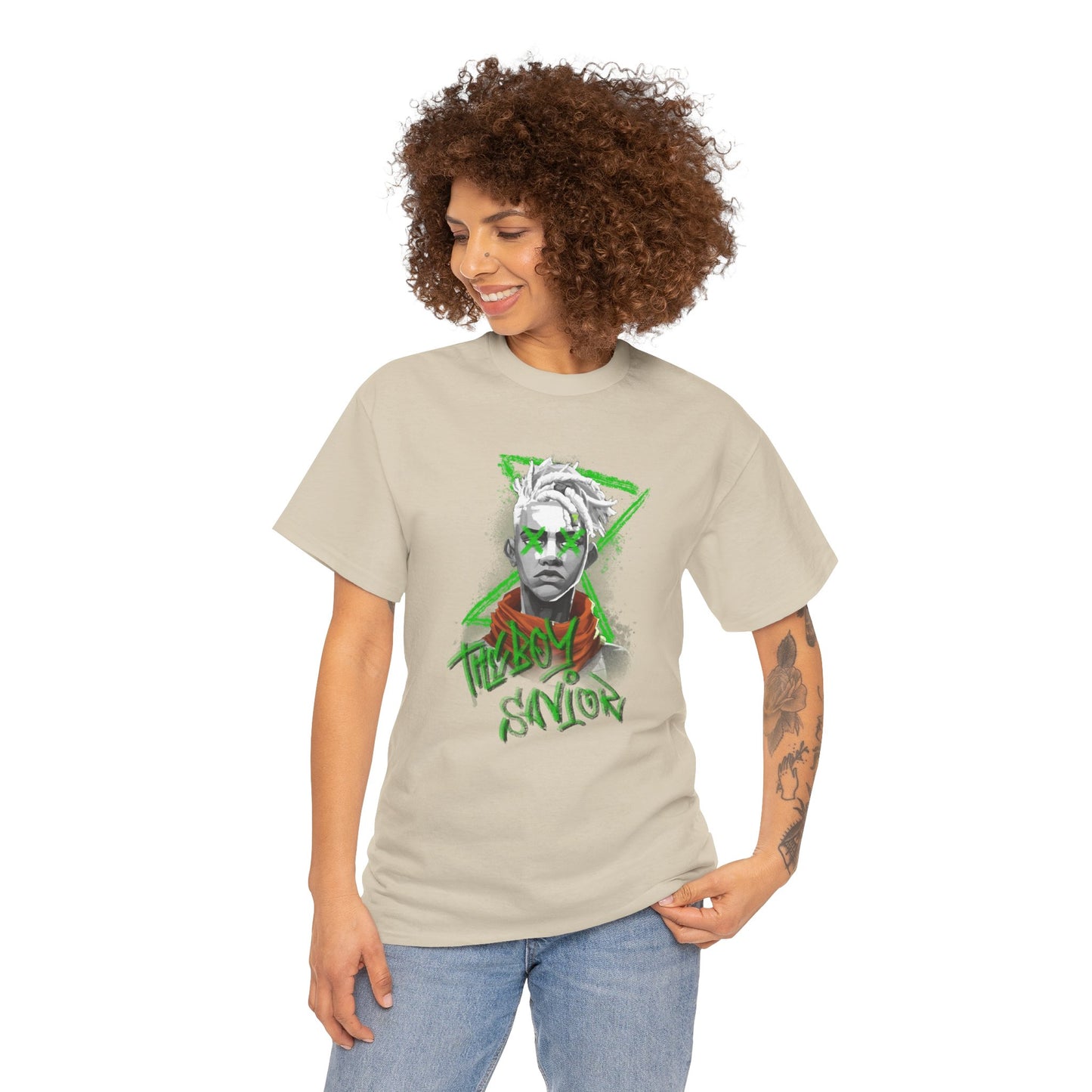 The boy savior Ekko from Arcane - Unisex Heavy Cotton Tee