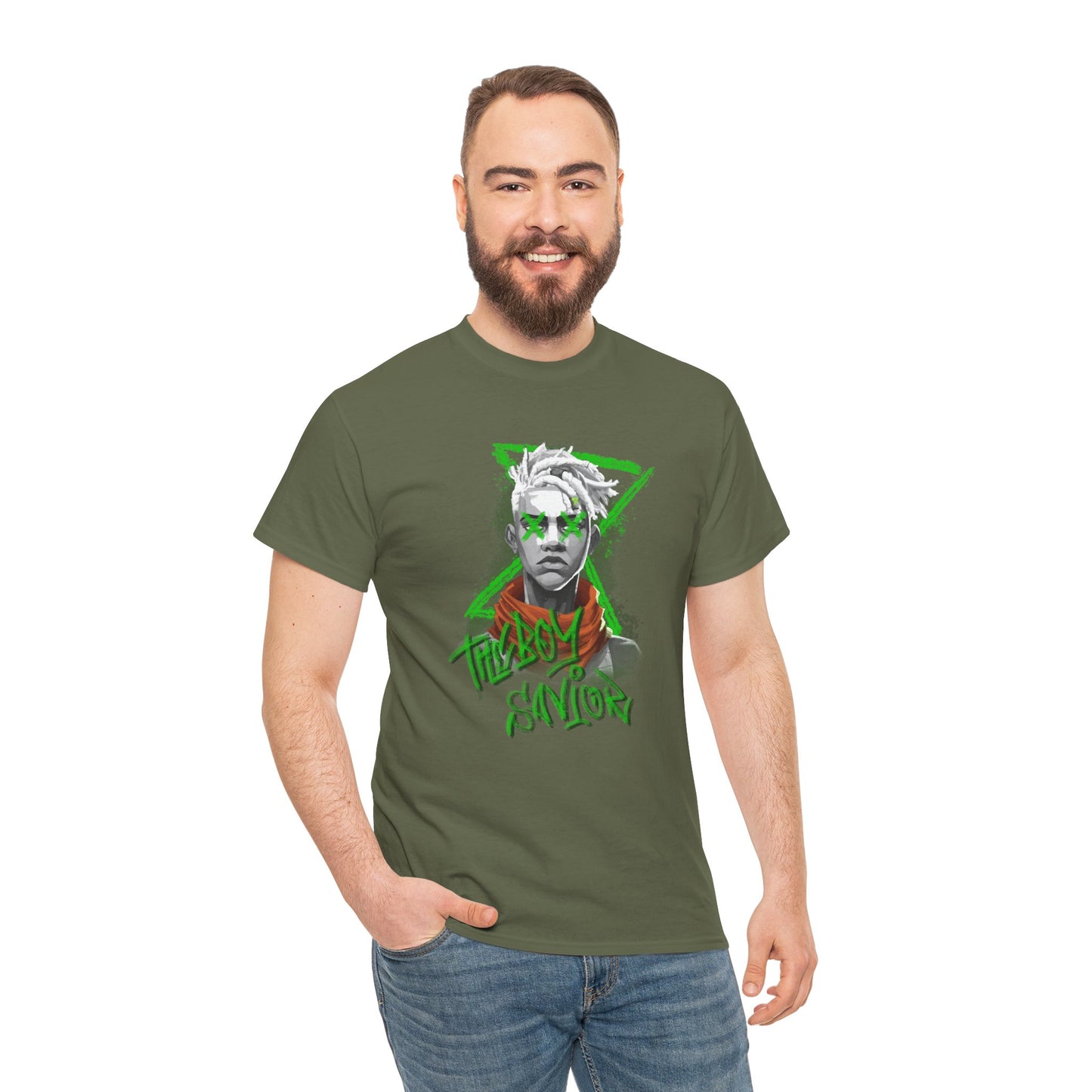 The boy savior Ekko from Arcane - Unisex Heavy Cotton Tee